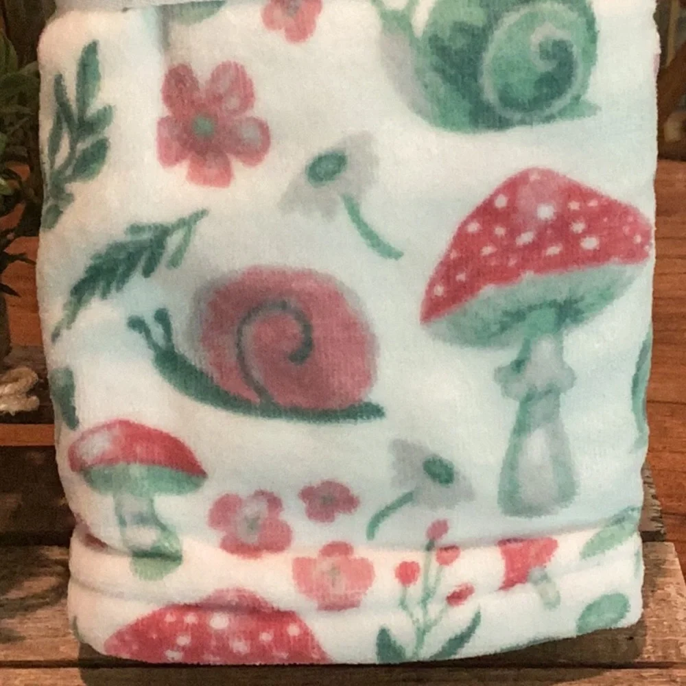 Deborah Connolly Designs Mushroom Print Hand Towel - set of 2 towels